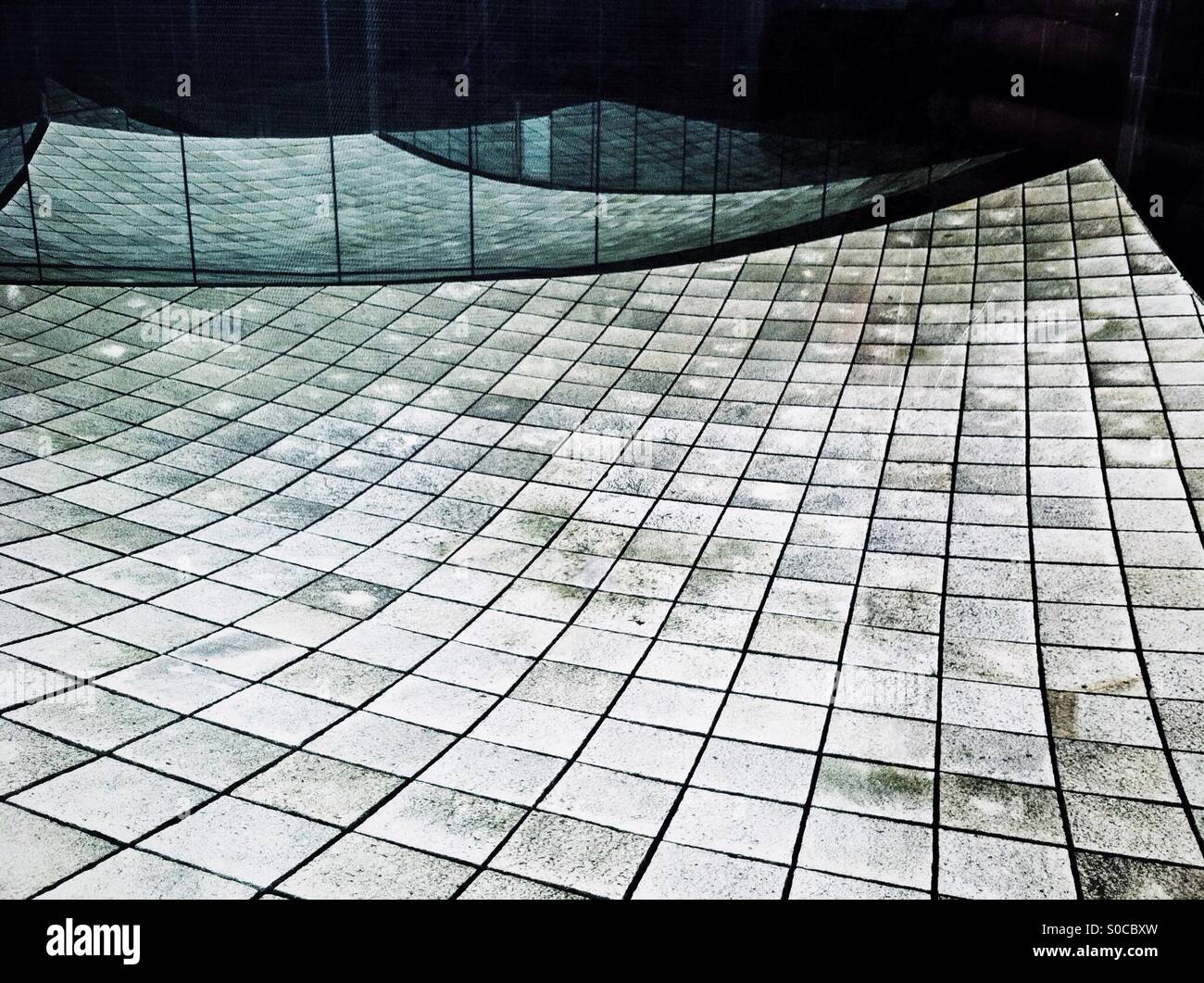 Moderne Architektur - Smartphone-aufgenommenes Stockfoto