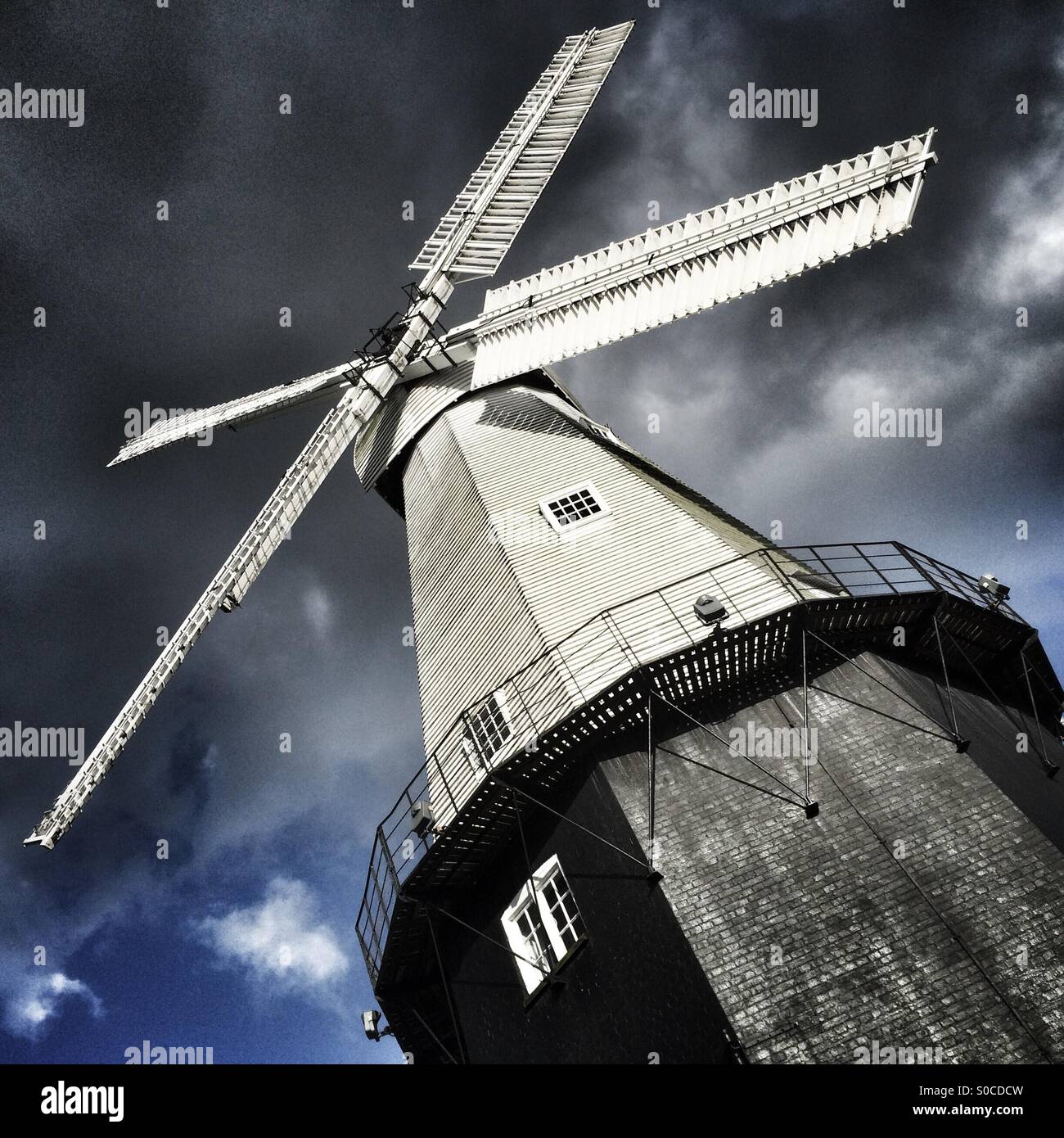 Cranbrook Windmühle - Smartphone-aufgenommenes Stockfoto