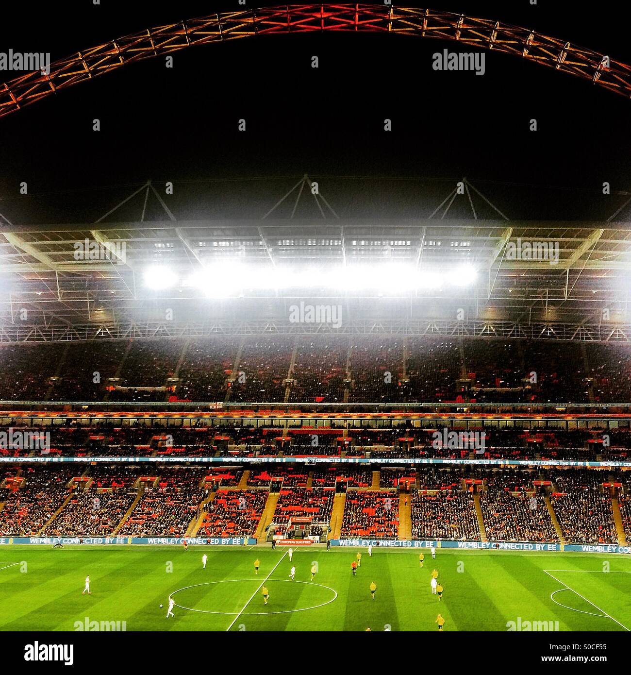 England Vs Litauen, Wembley-Stadion Stockfoto