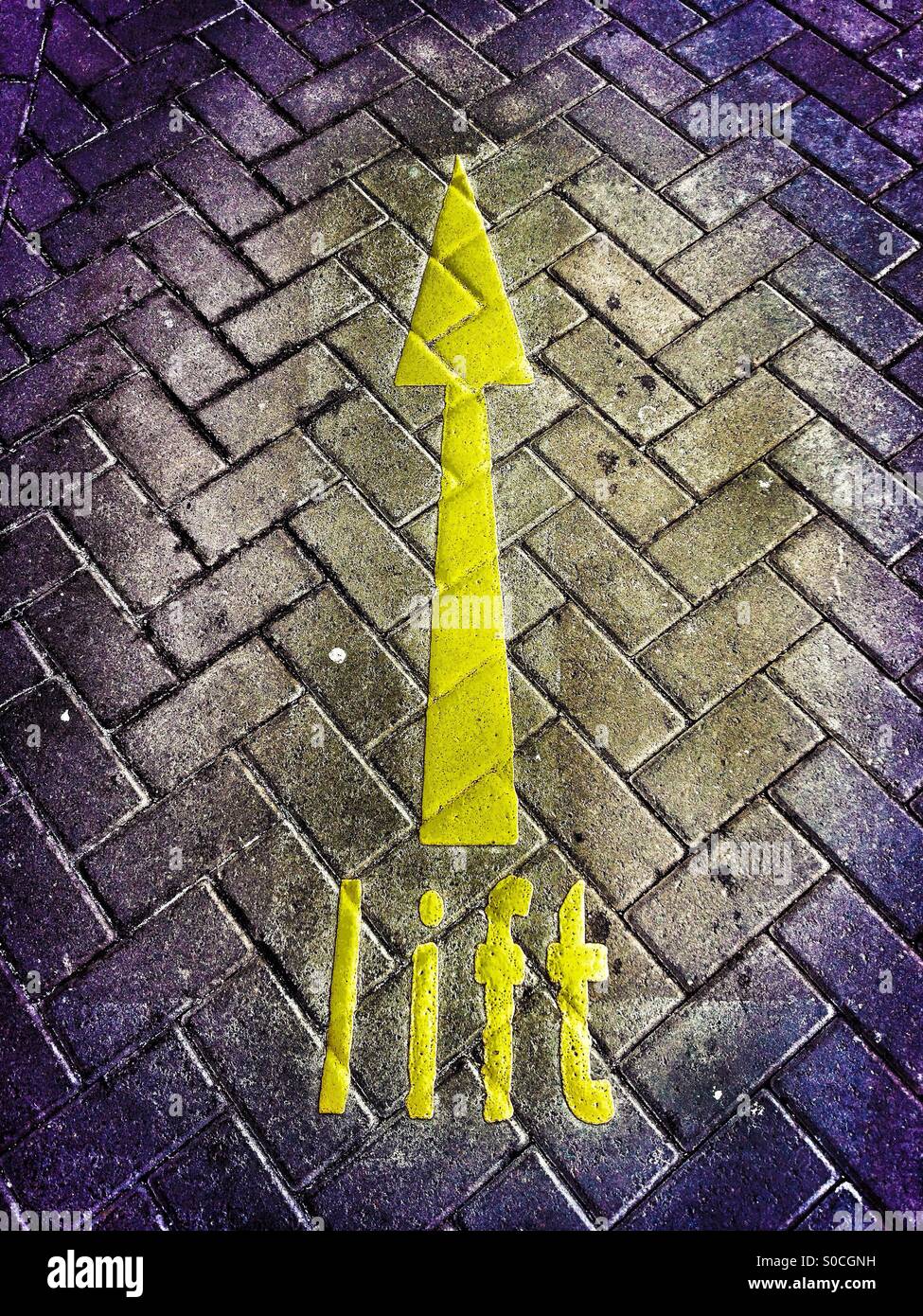 Straßenschild Stockfoto