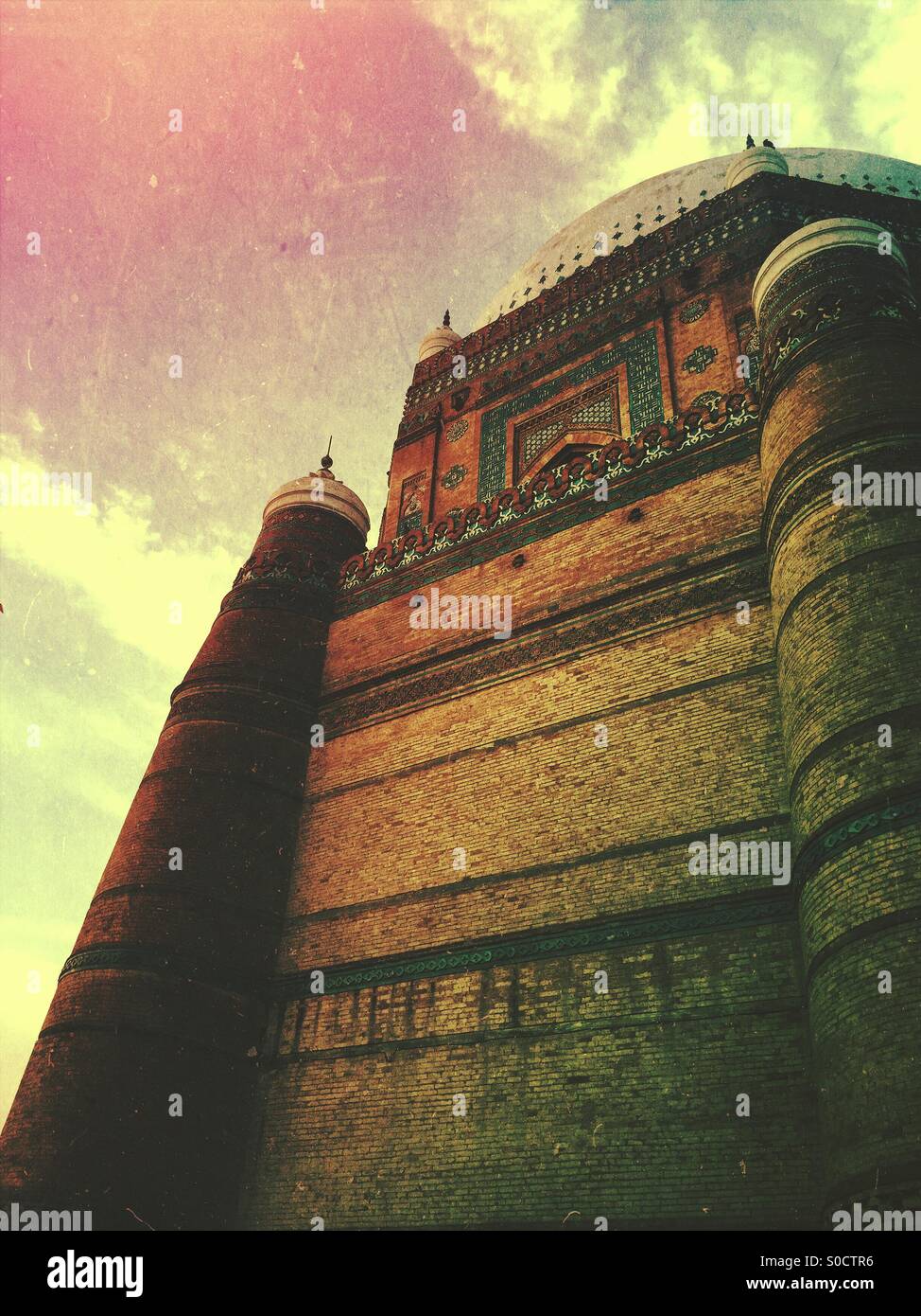 Das Grabmal des Shah Rukn-e-Alam Multan Pakistan Stockfoto