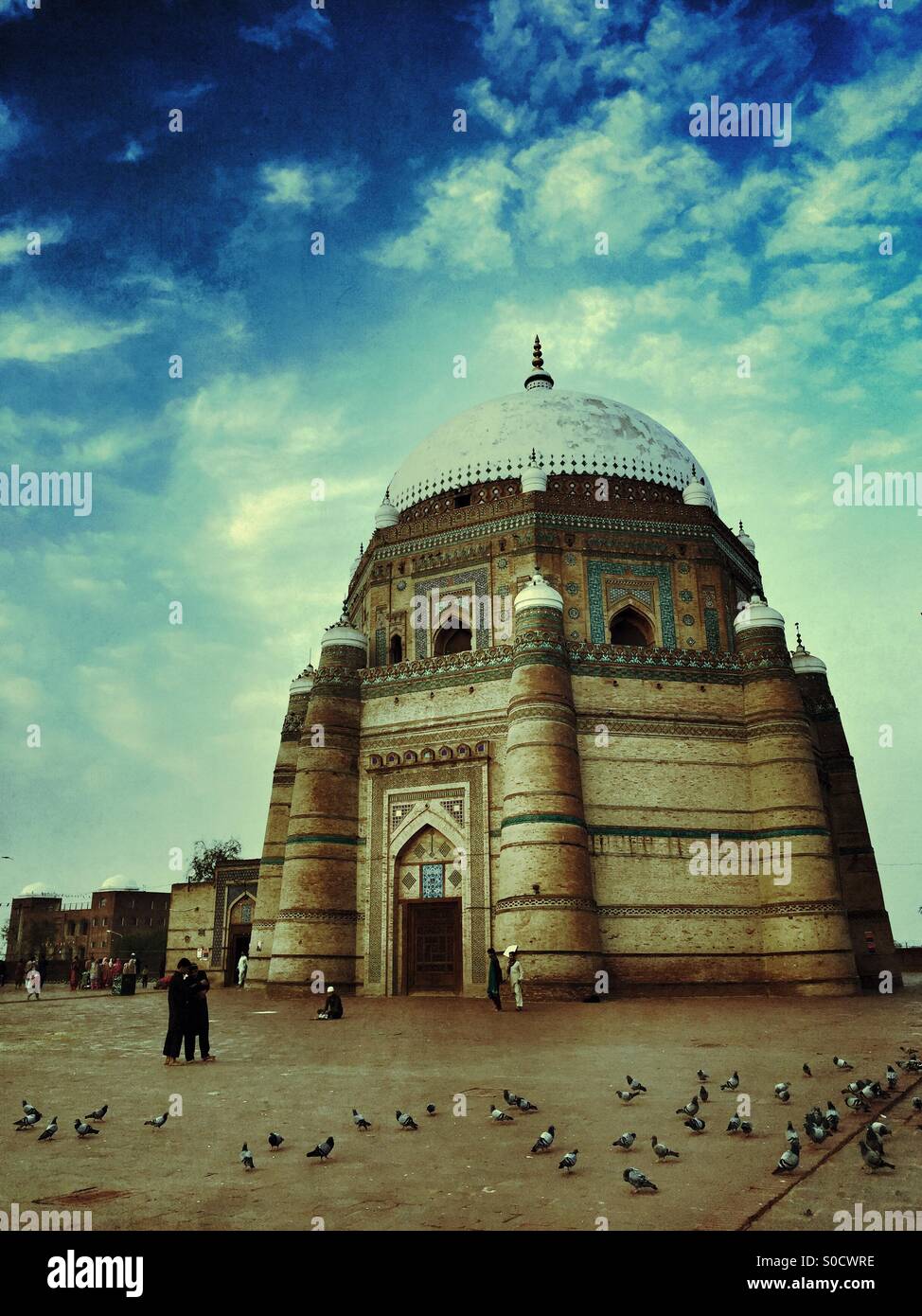 Shah Rukn-e Alam Schrein Multan Pakistan Stockfoto