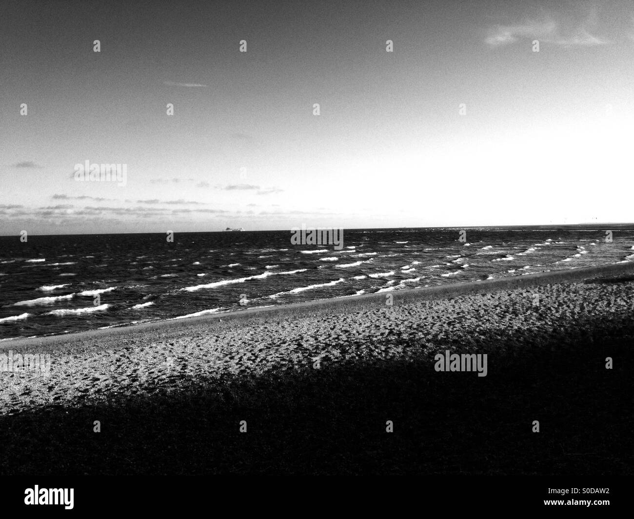 Einlaufenden Wellen - Smartphone-aufgenommenes Stockfoto