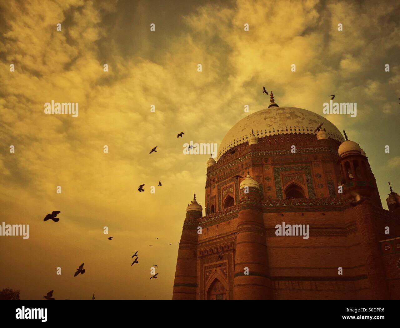 Rukn e Alam Schrein Multan Pakistan Stockfoto