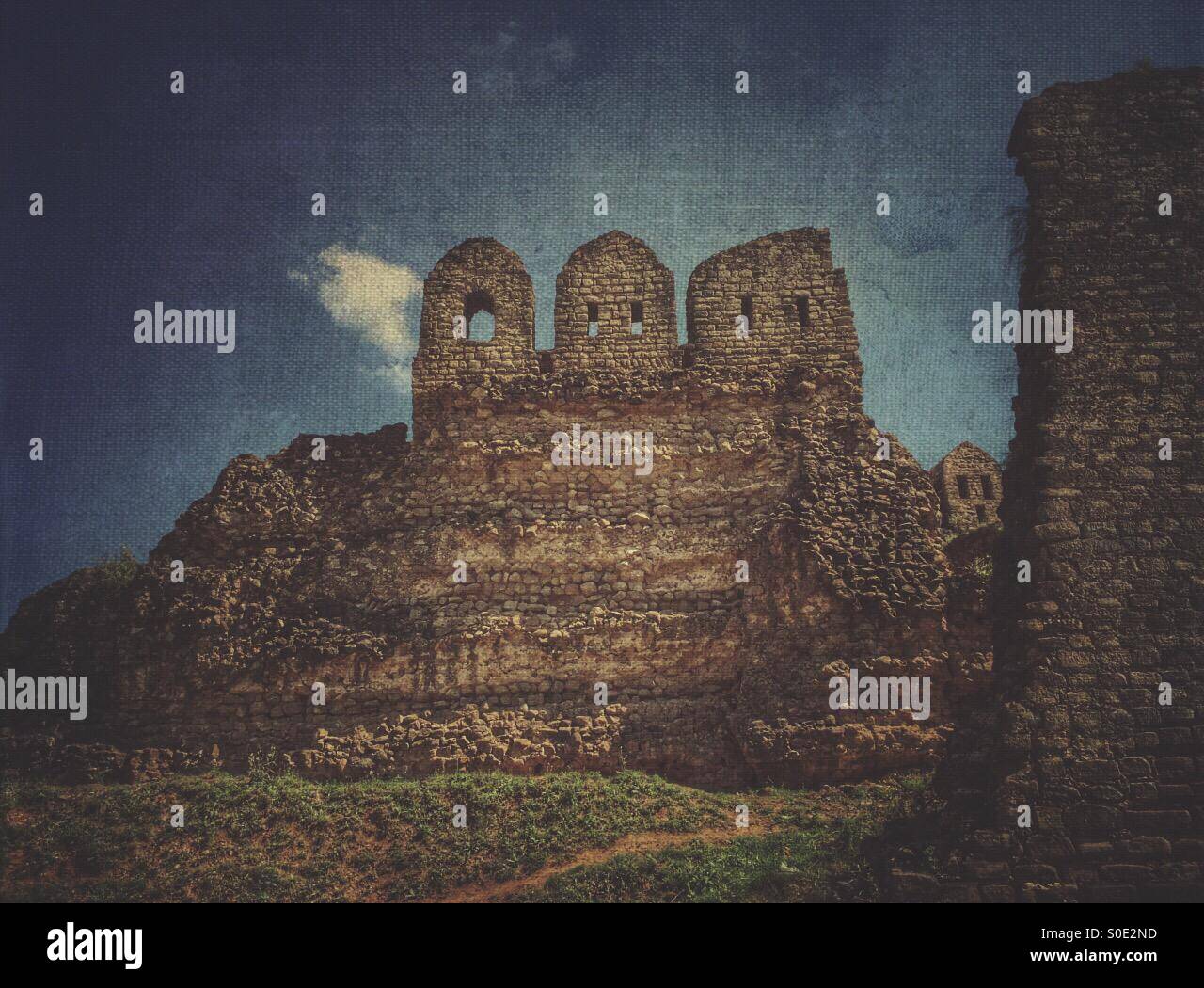Ruinen von Rohtas Fort Jhelum Pakistan Stockfoto