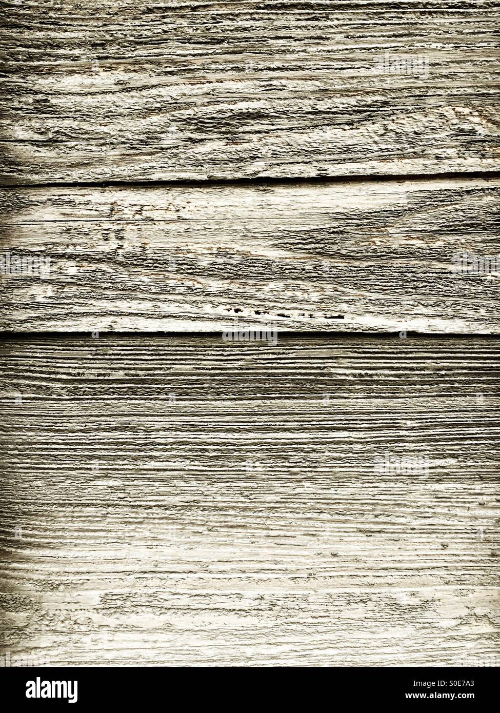 Rustikale Holz Maserung verwittert - Smartphone-aufgenommenes Stockfoto