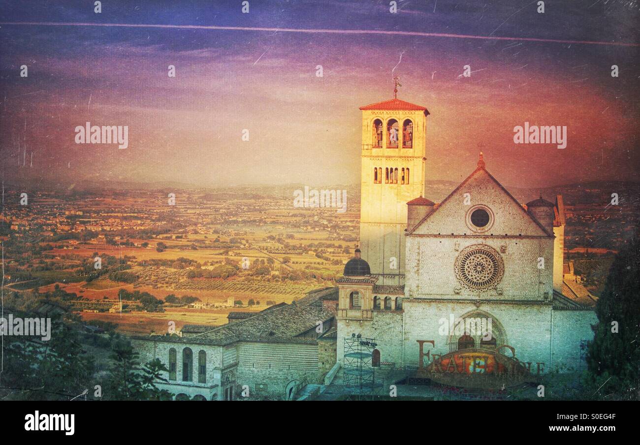 San Francesco Lucini - Italien - Smartphone-aufgenommenes Stockfoto