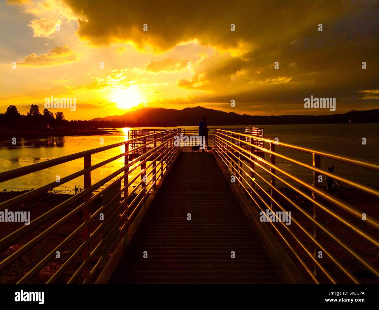 Big Bear Lake, Kalifornien Stockfoto