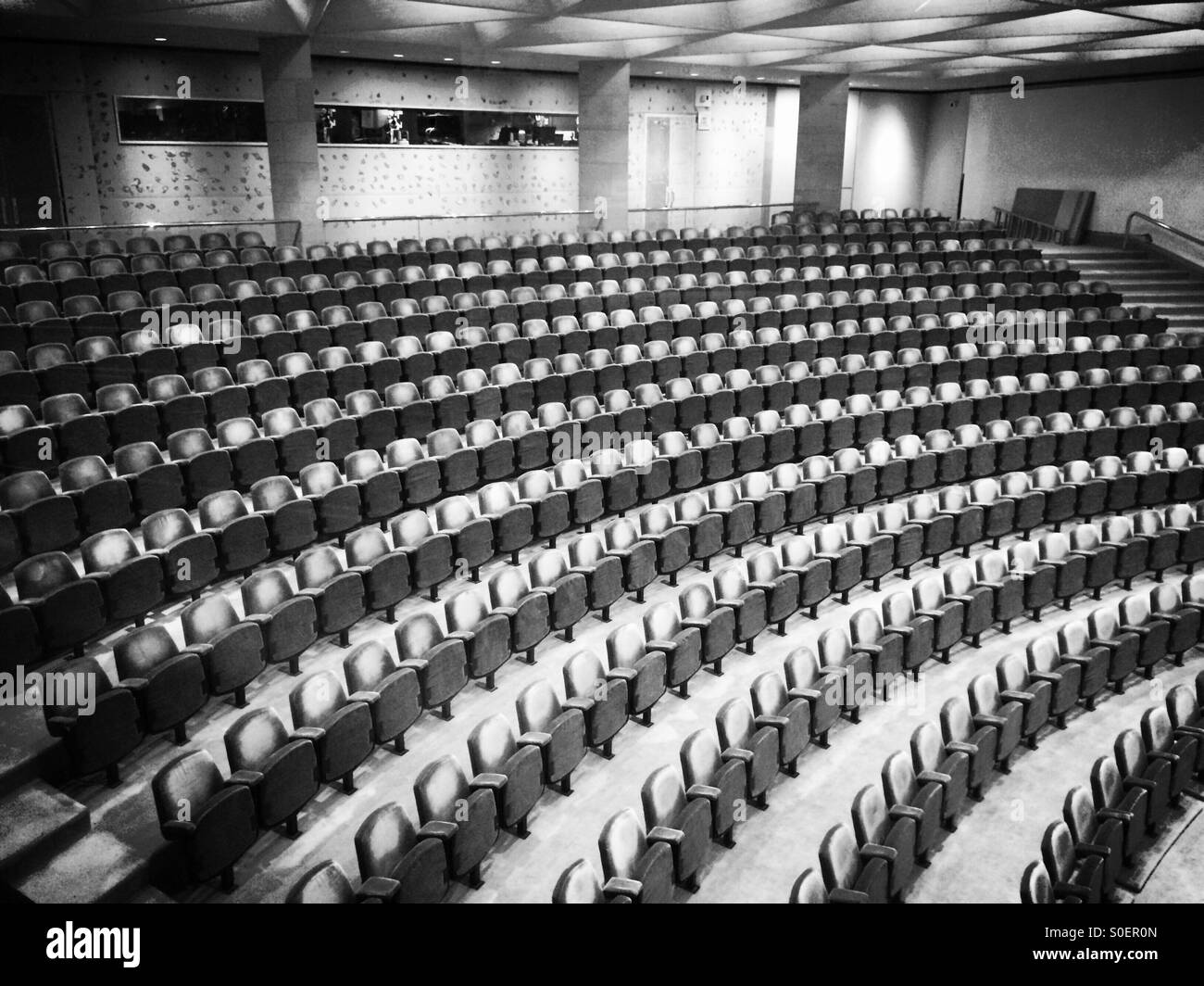 Freie Plätze im theater Stockfoto