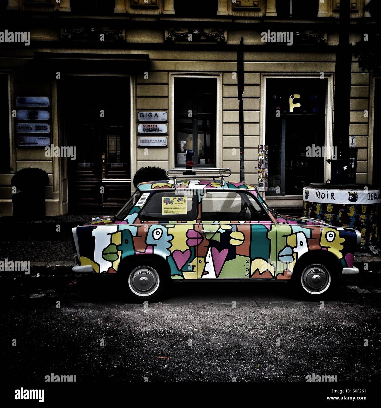 Berlin Trabant russische Pkw Stockfoto