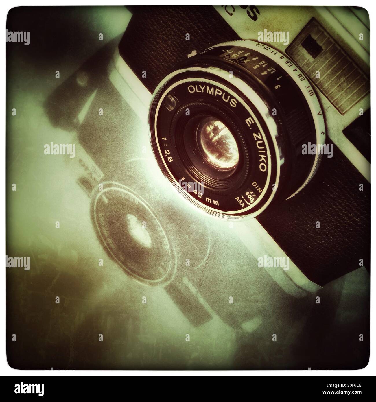 Olympus Vintage-Kamera 35 rc Stockfoto