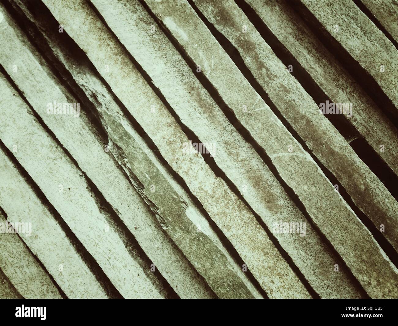 Steinplatten - Smartphone-aufgenommenes Stockfoto