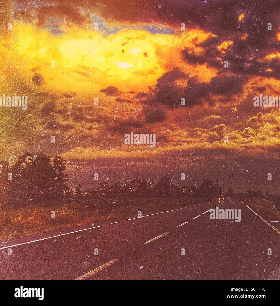 Die Reise - Smartphone-aufgenommenes Stockfoto