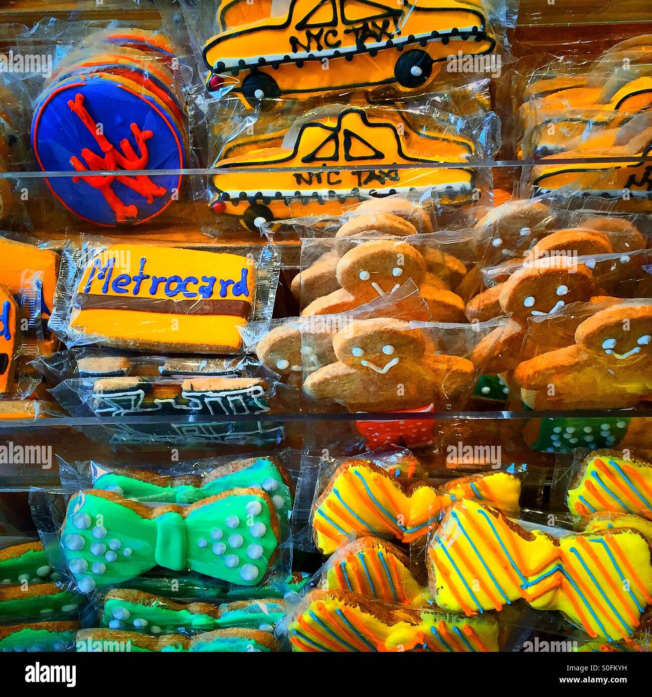 Cookies - Smartphone-aufgenommenes Stockfoto