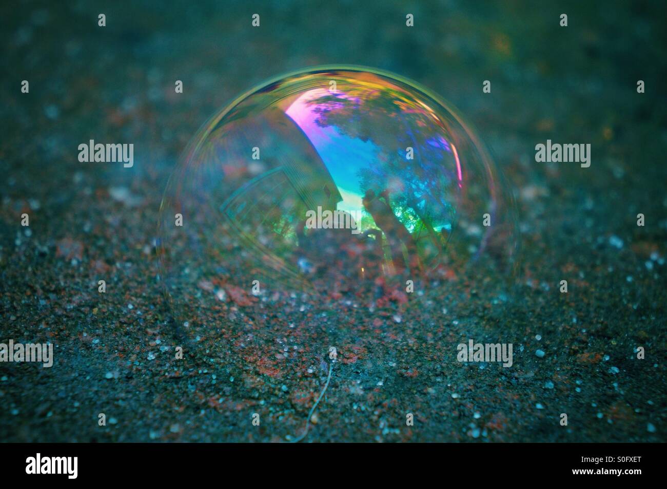 Bubble-Spaß Stockfoto