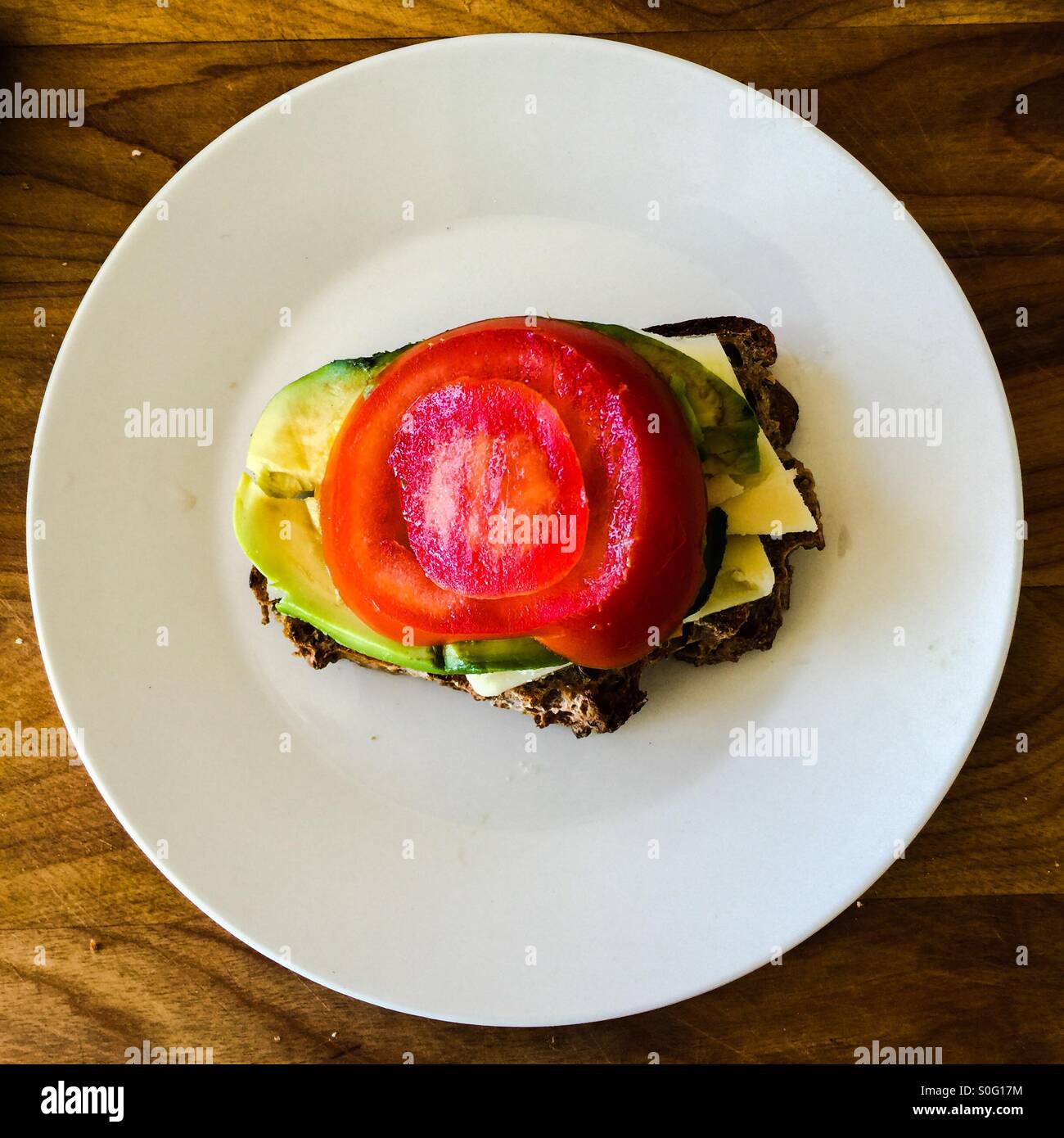 Open-sandwich Stockfoto