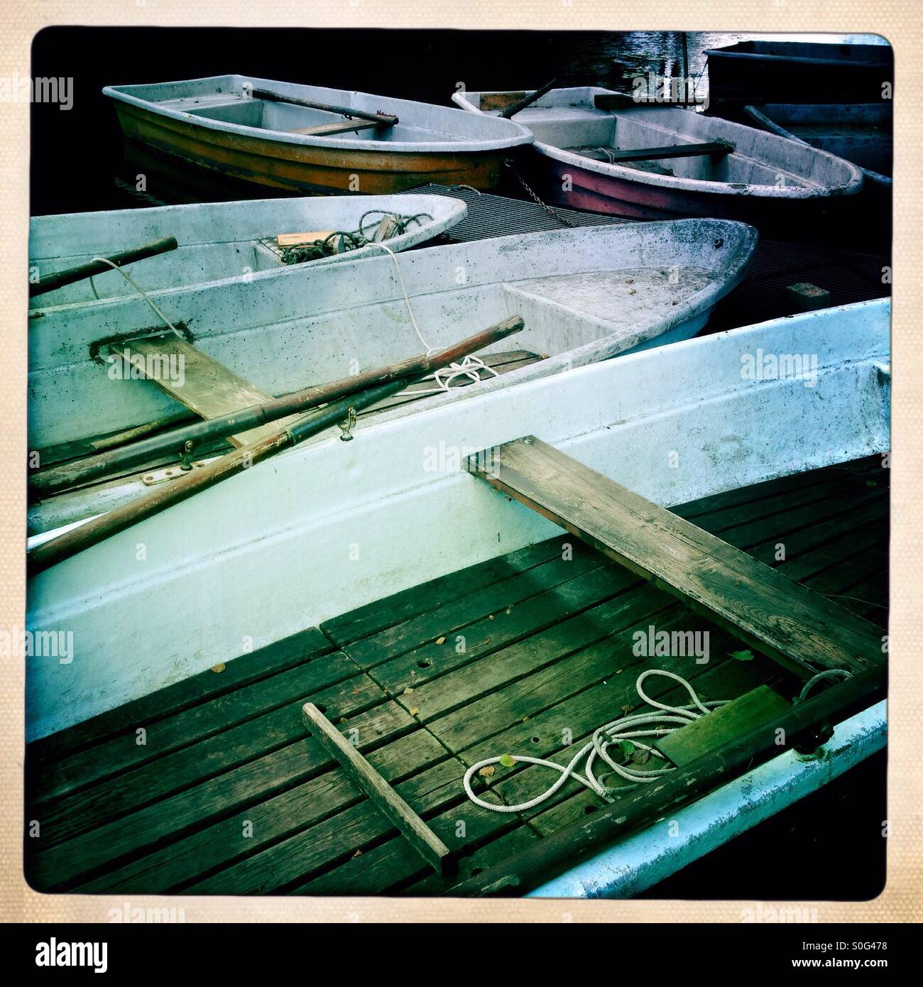 Boote - Smartphone-aufgenommenes Stockfoto