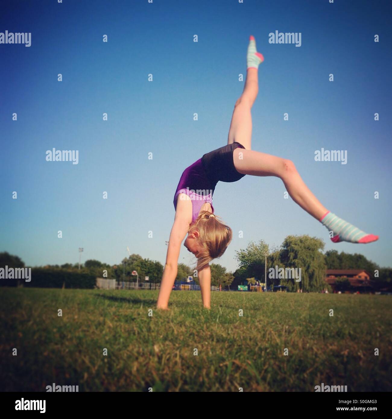Gymnastik Stockfoto