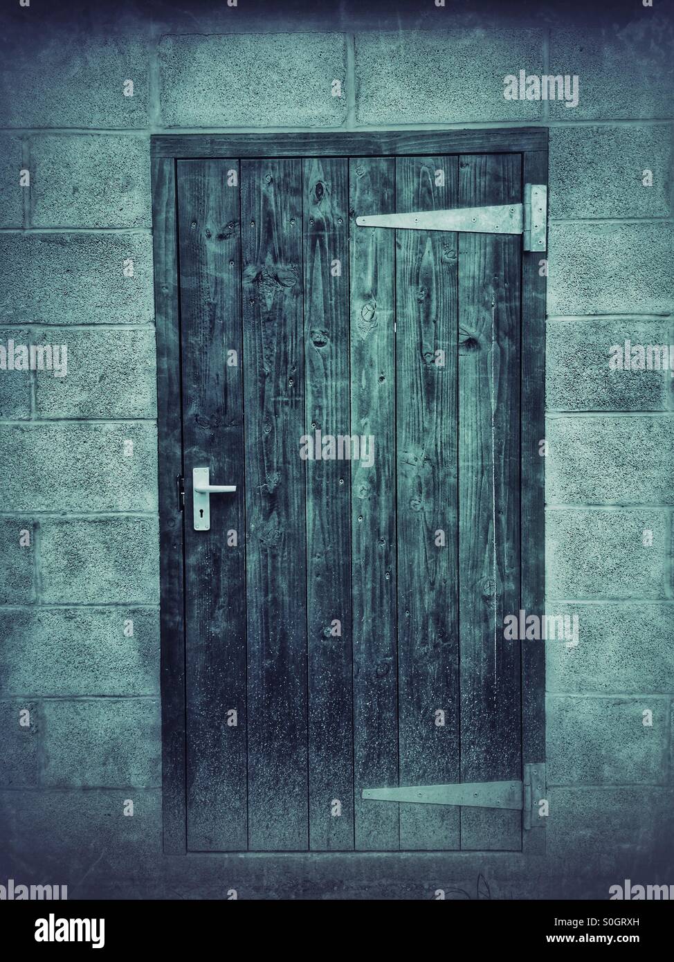 Geschlossener Tür Stockfoto