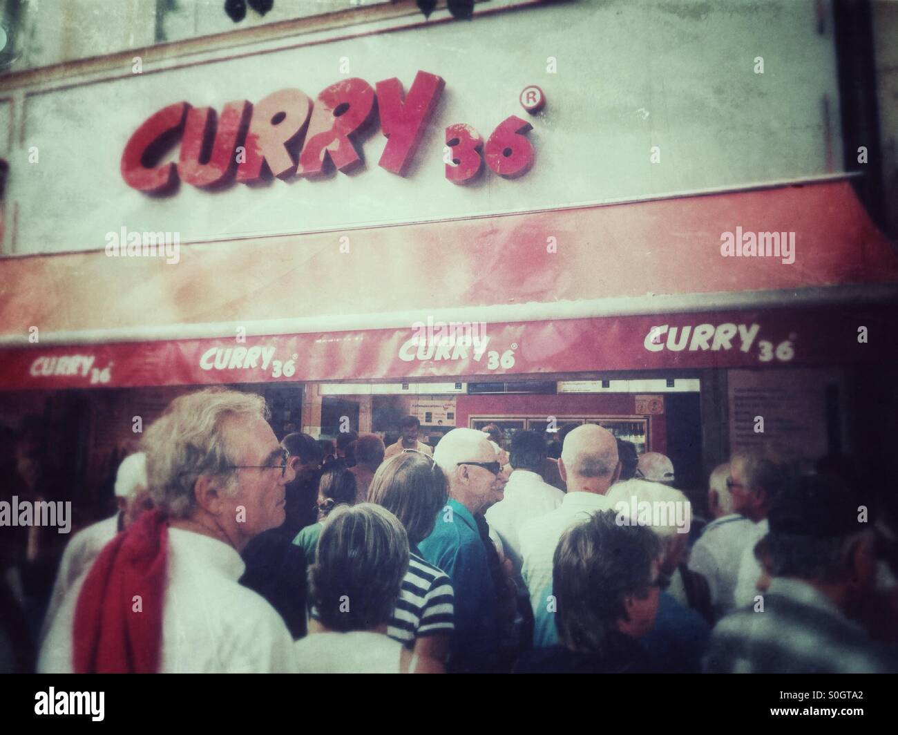 Curry 36 - Smartphone-aufgenommenes Stockfoto