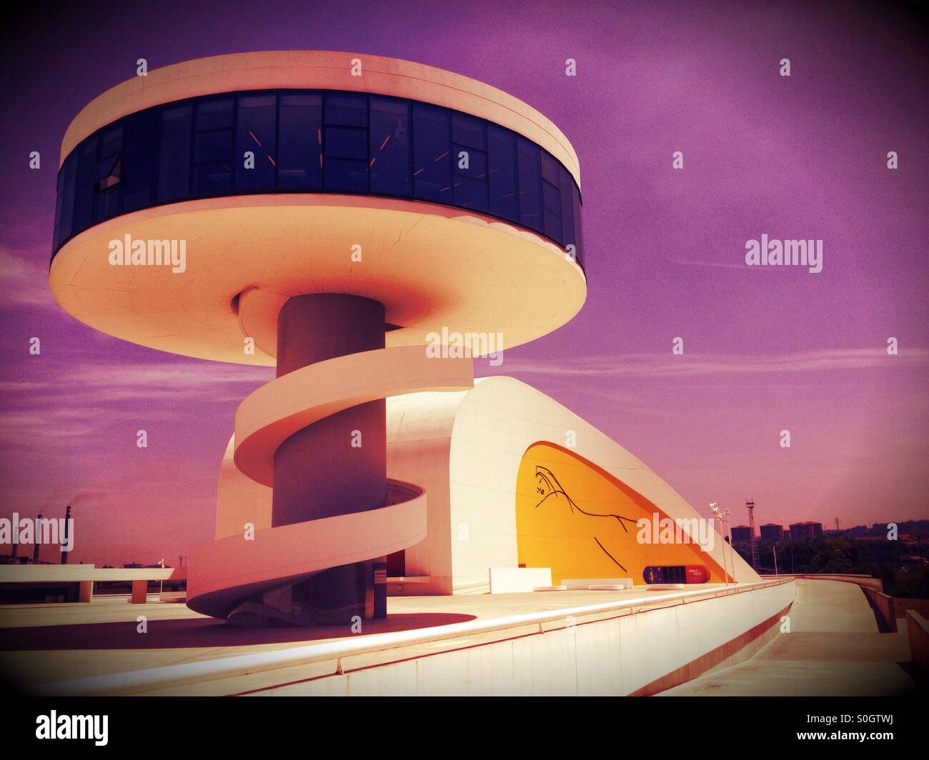Niemeyer-Center in Avilés, Asturien - Spanien Stockfoto