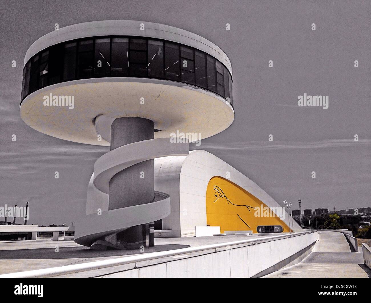 Niemeyer-Center in Avilés, Asturien - Spanien Stockfoto