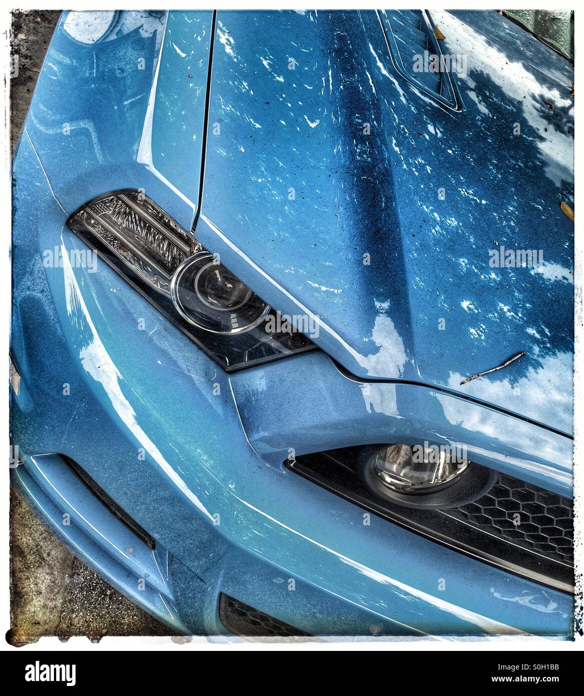 Amerikanischen muscle - Smartphone-aufgenommenes Stockfoto