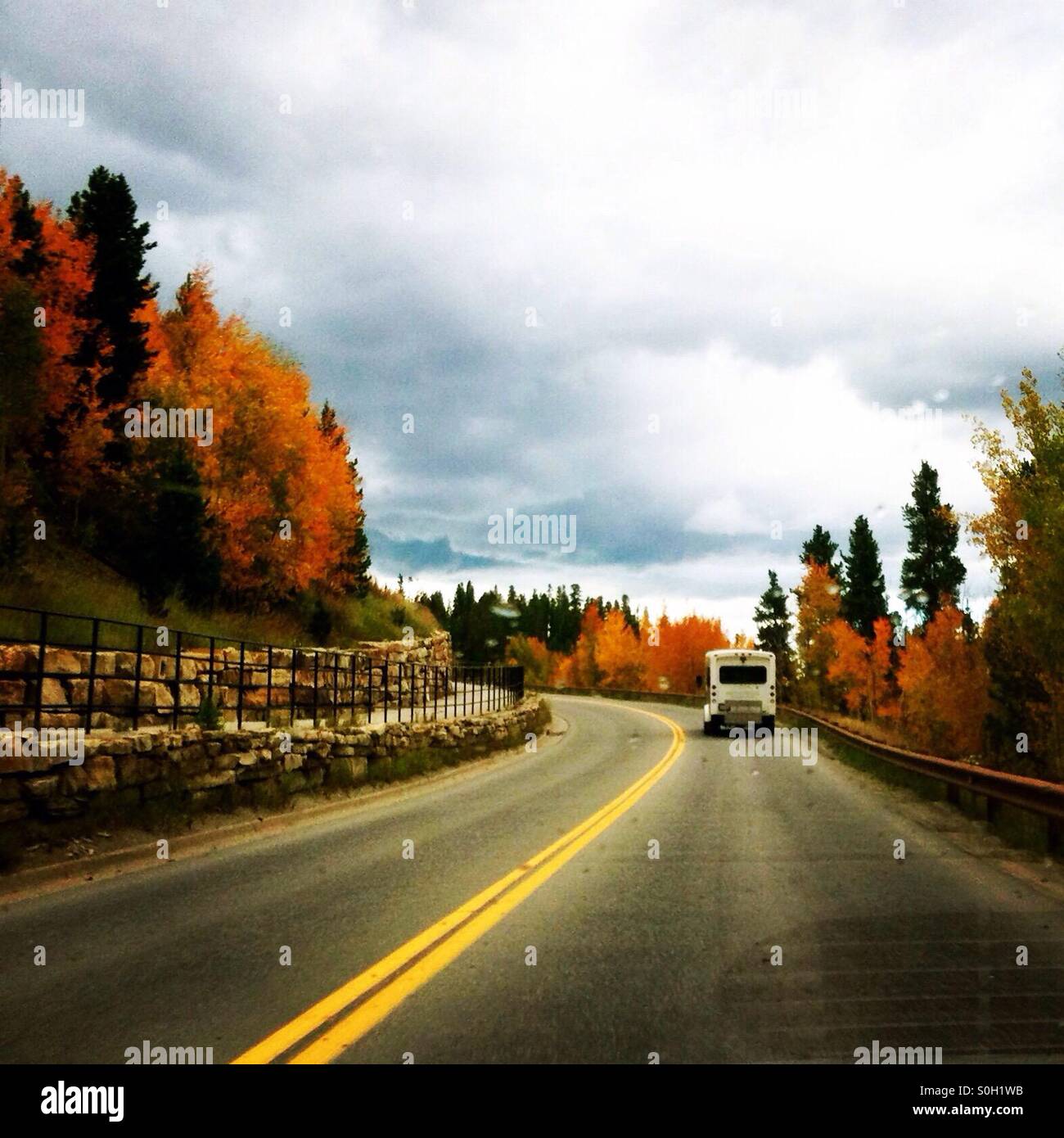 Herbst nachmittags in Colorado Stockfoto