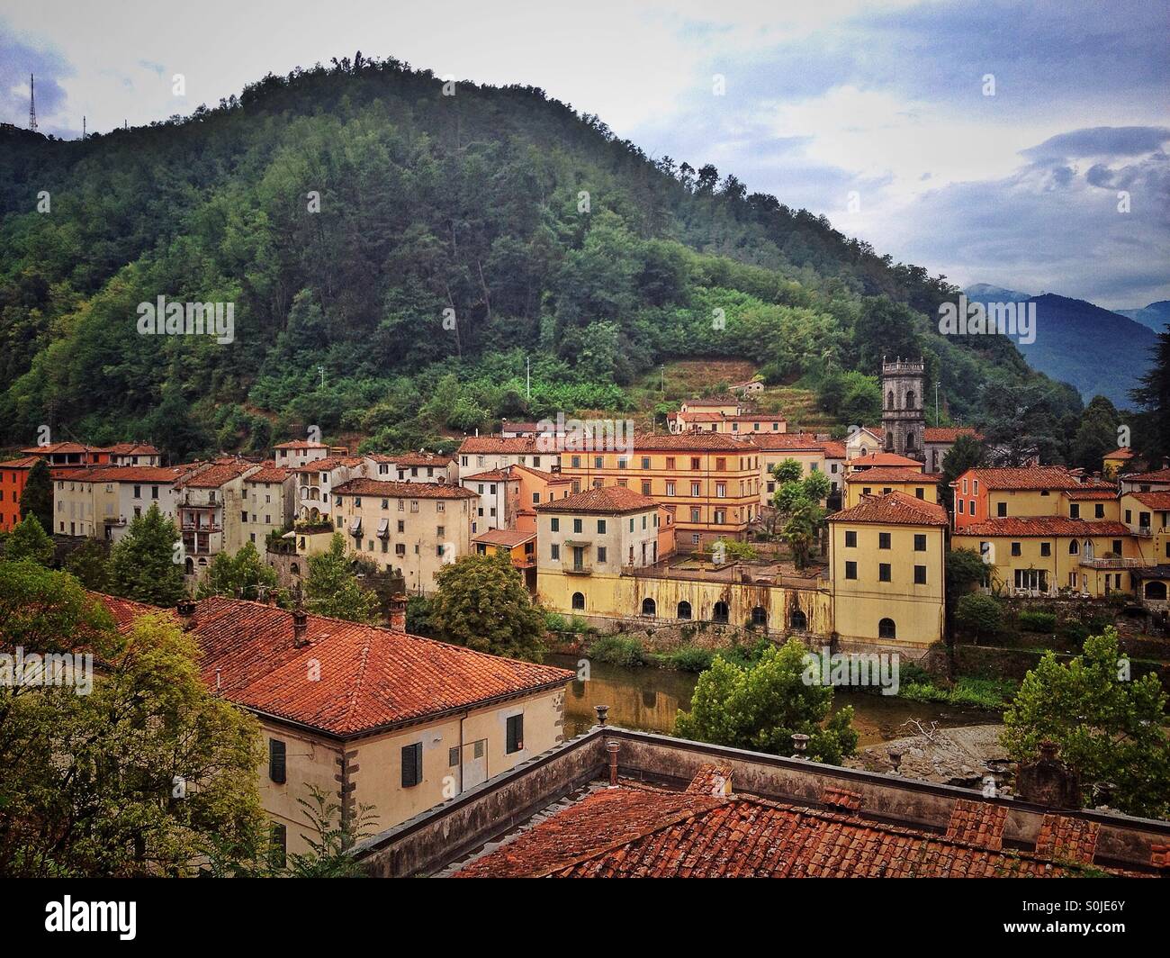 Bagni Di Lucca Italien Stockfoto