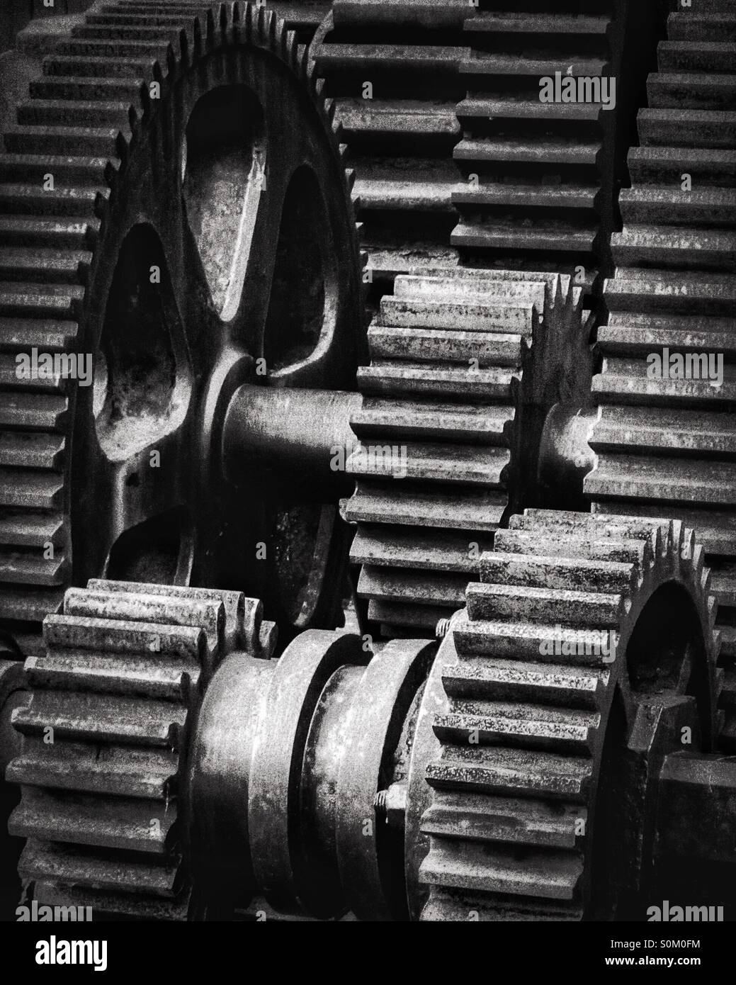 schwere Maschinen - Smartphone-aufgenommenes Stockfoto