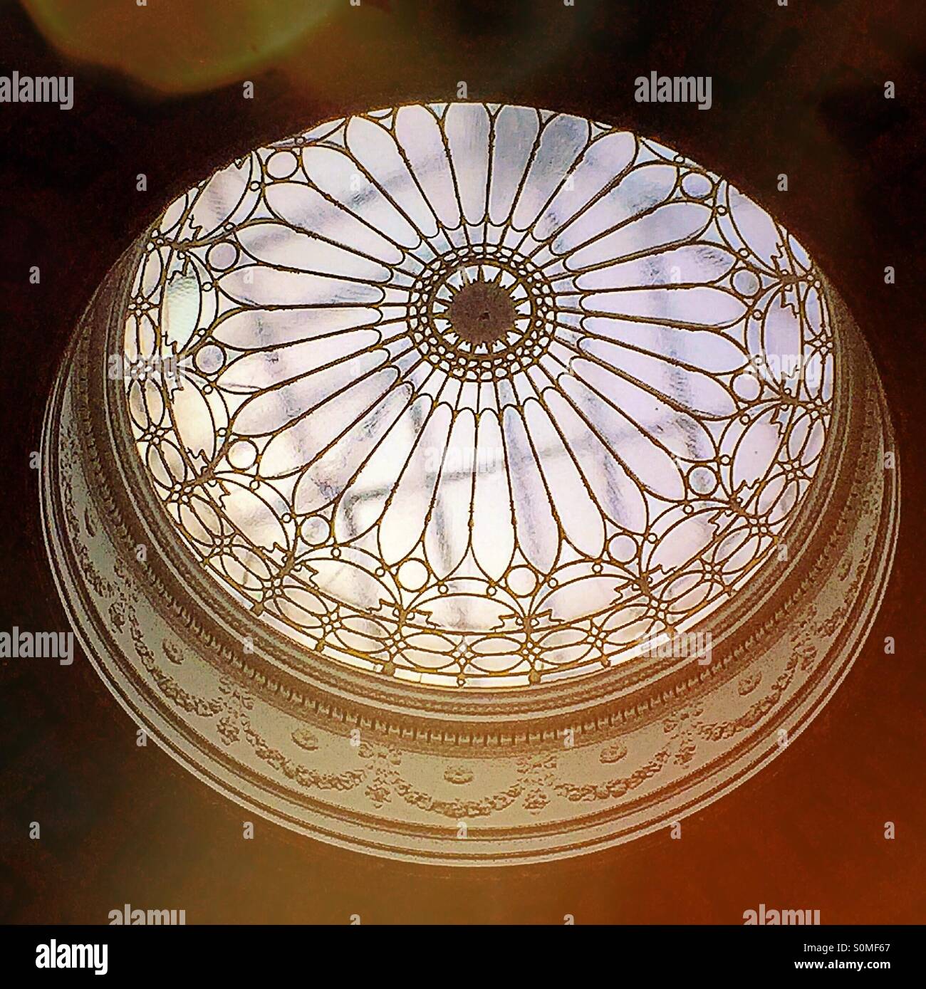 Kuppel in New York City Hall innen New York City Stockfoto