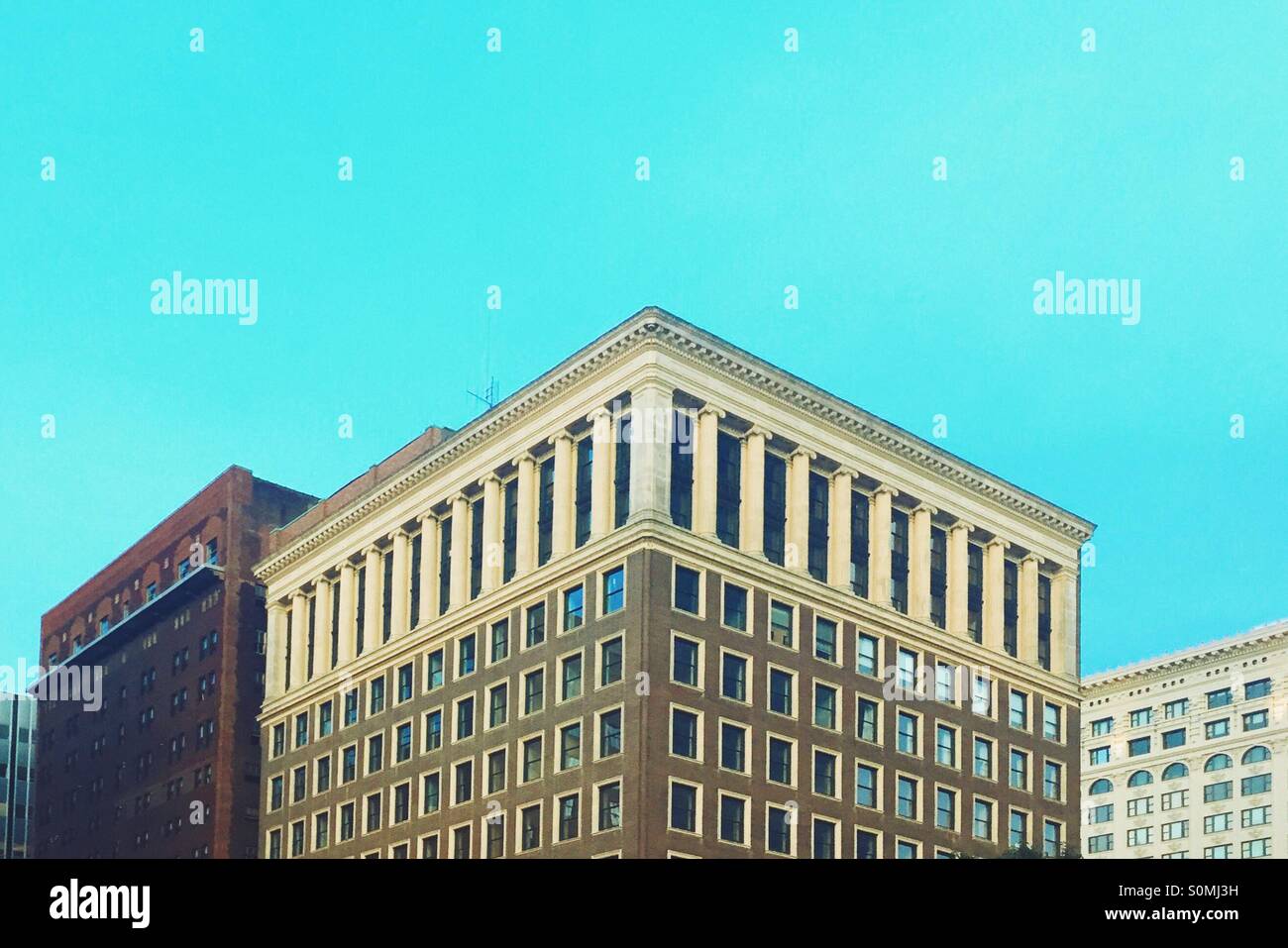 Midwest-Architektur - Smartphone-aufgenommenes Stockfoto