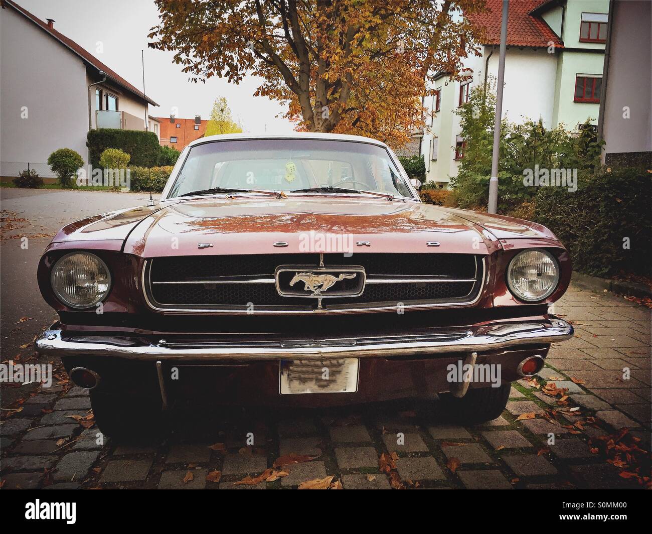 Alte Ford Mustang - EDITORIAL Stockfoto