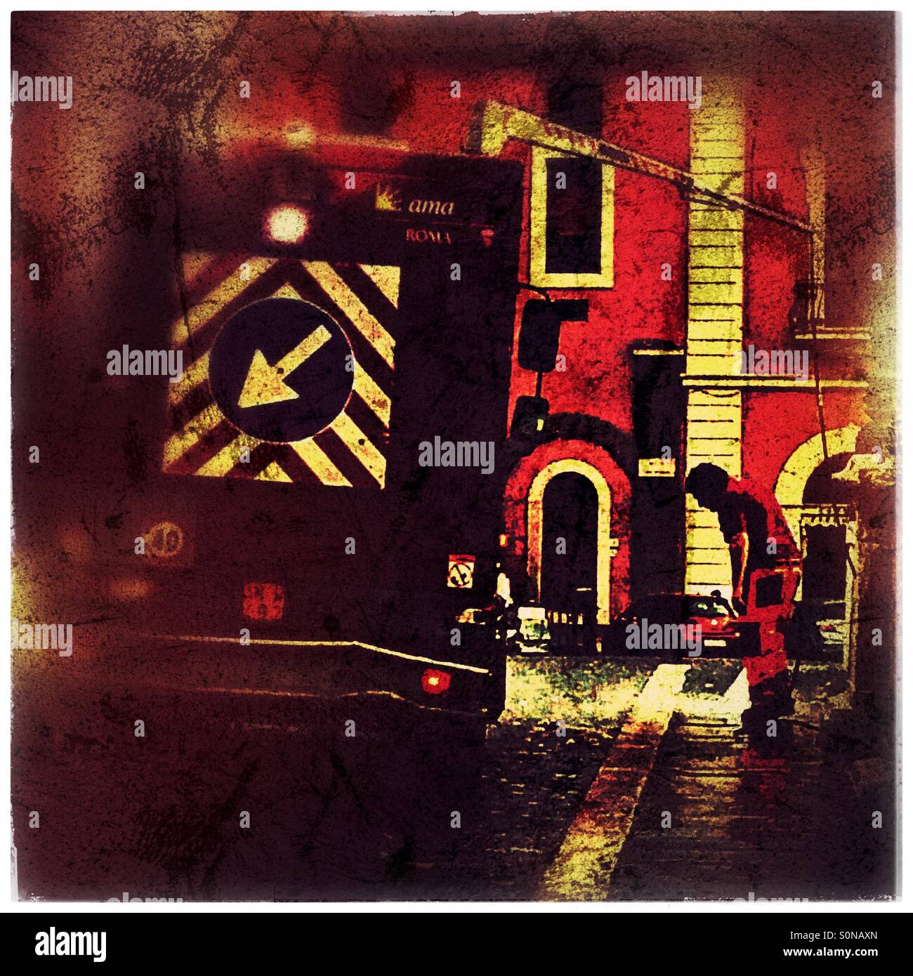 Spritzen - Smartphone-aufgenommenes Stockfoto