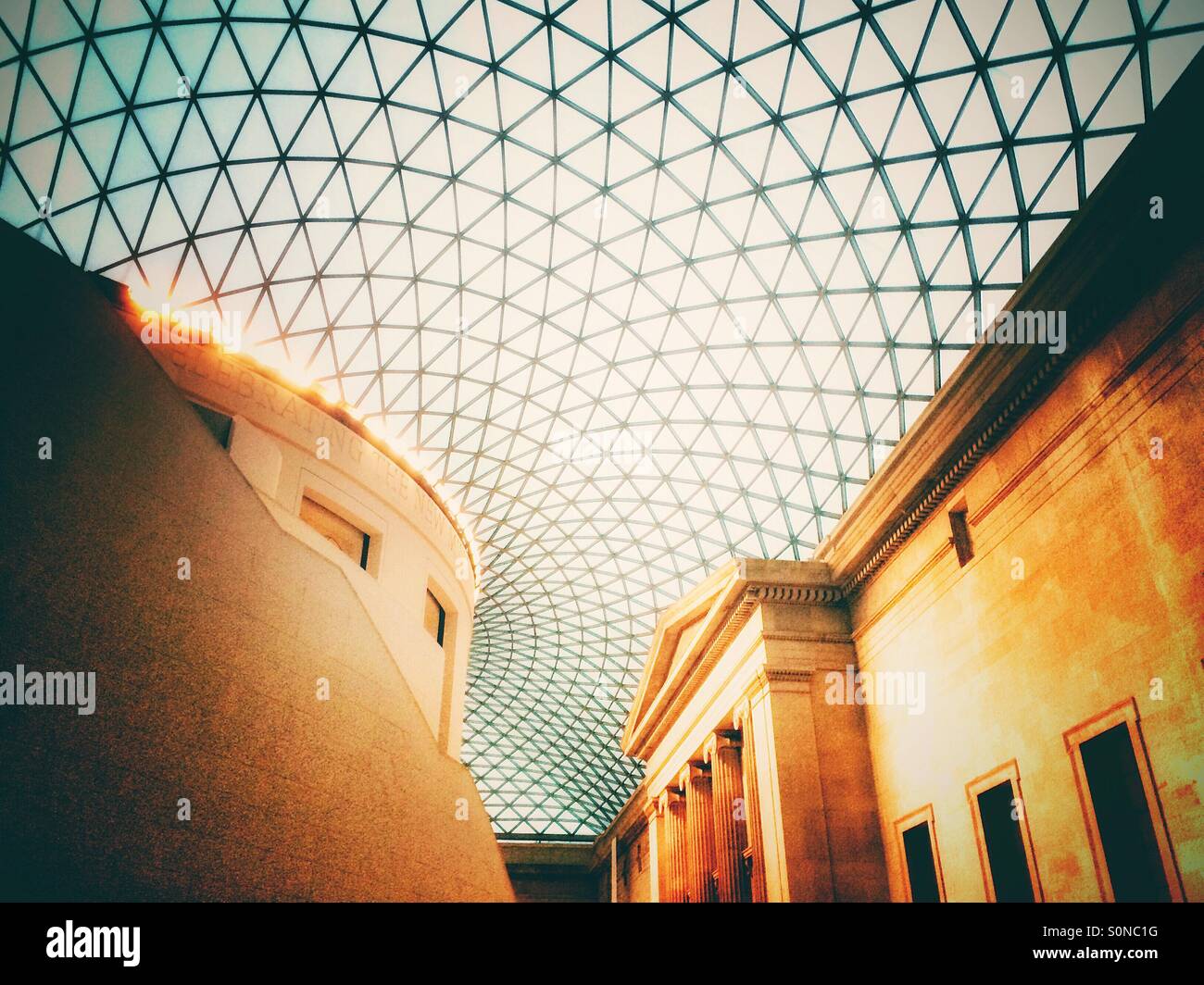 Das British Museum, London Stockfoto