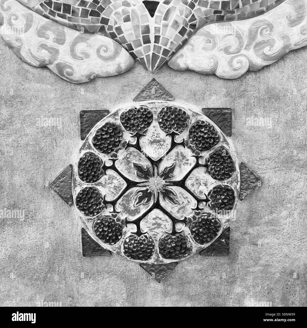 Natur unter dem Motto Mandala Dekoration Stockfoto