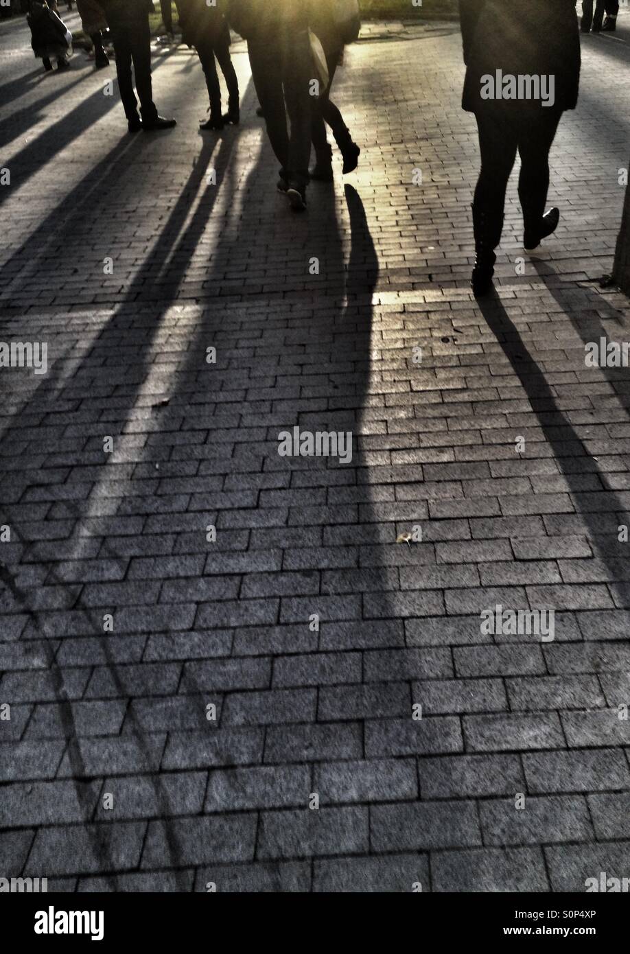 Geschäftigen Straßen der Stadt, Philadelphia, USA Stockfoto
