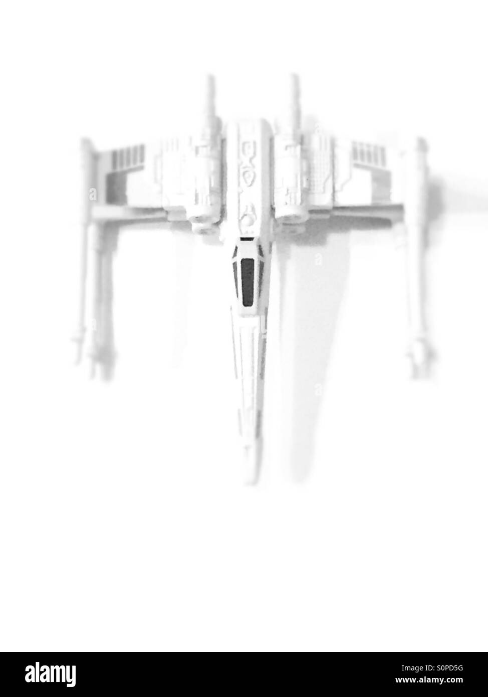 X-Wing Sterne Kämpfer. Star Wars Stockfoto
