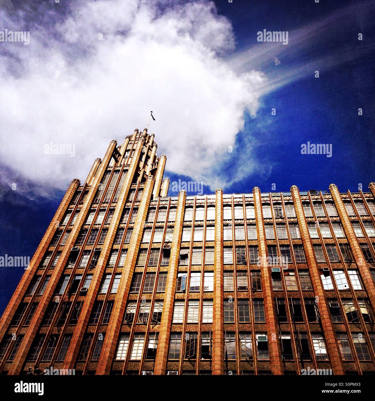Manchester-Einheit-Art-Deco Gebäude in Melbourne Australien Stockfoto
