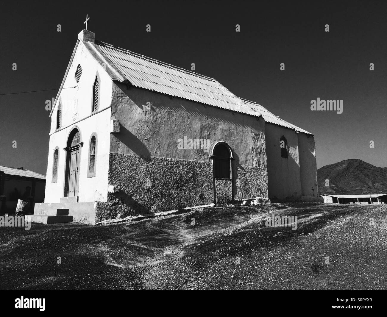 Lady-Mitgefühl-Kirche die älteste Kirche auf Sal, Kap Verde Stockfoto