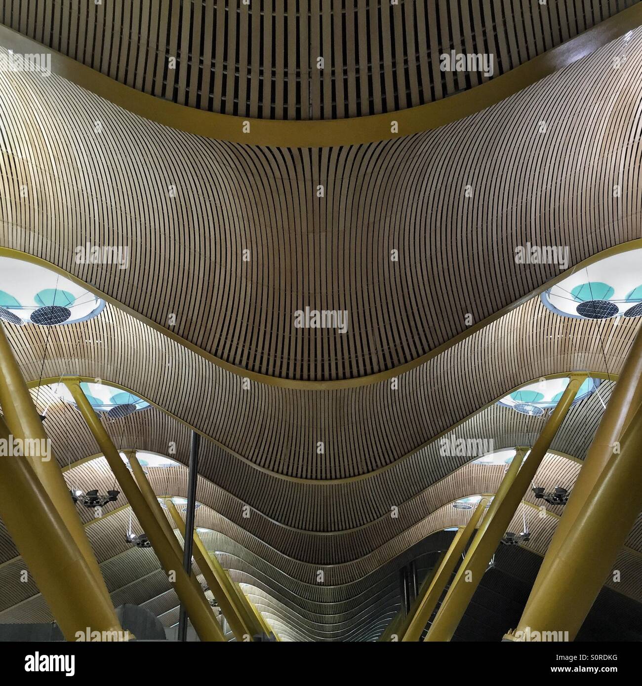 Madrid Flughafen terminal 4 Stockfoto