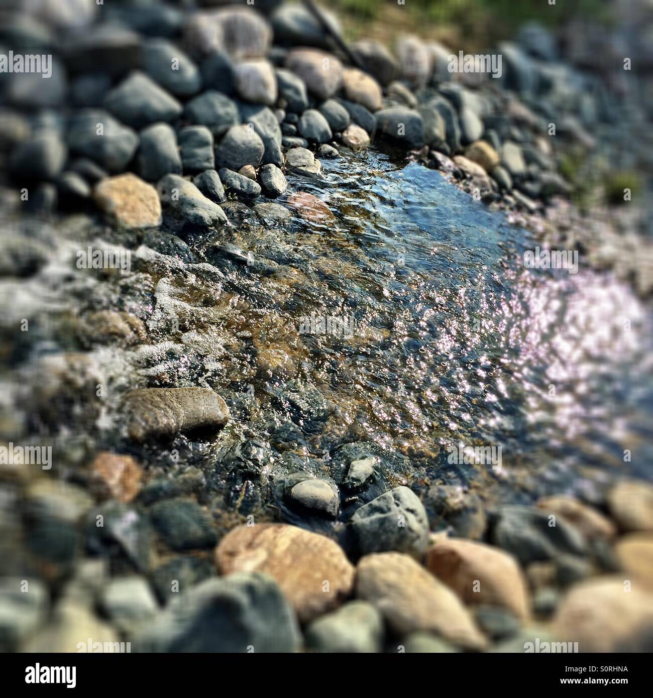 Beruhigende Wasser Stockfoto