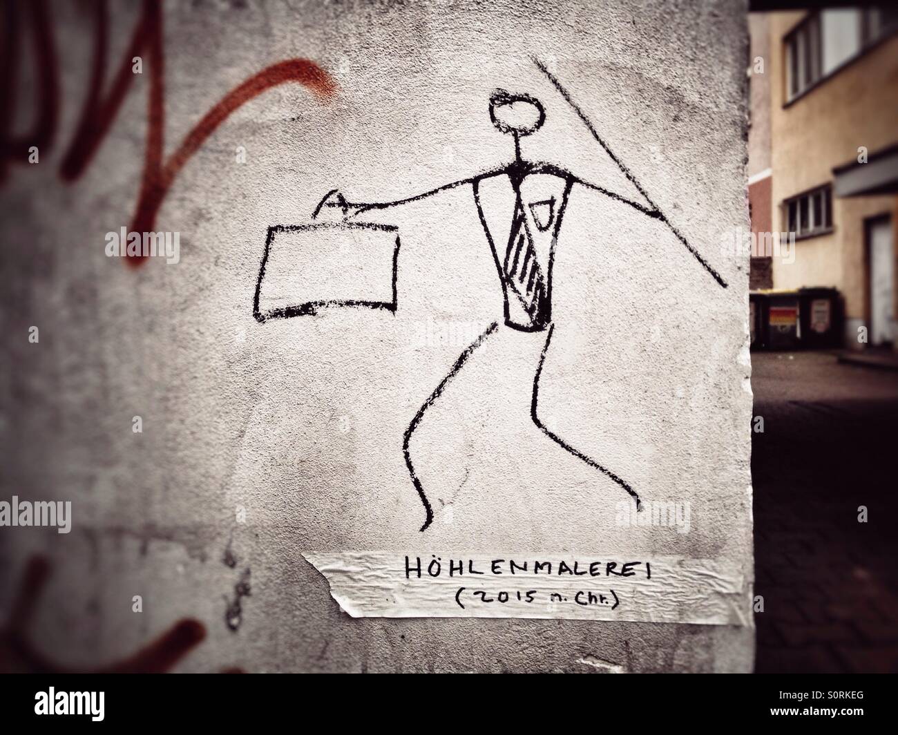 Höhlenkunst Stockfoto