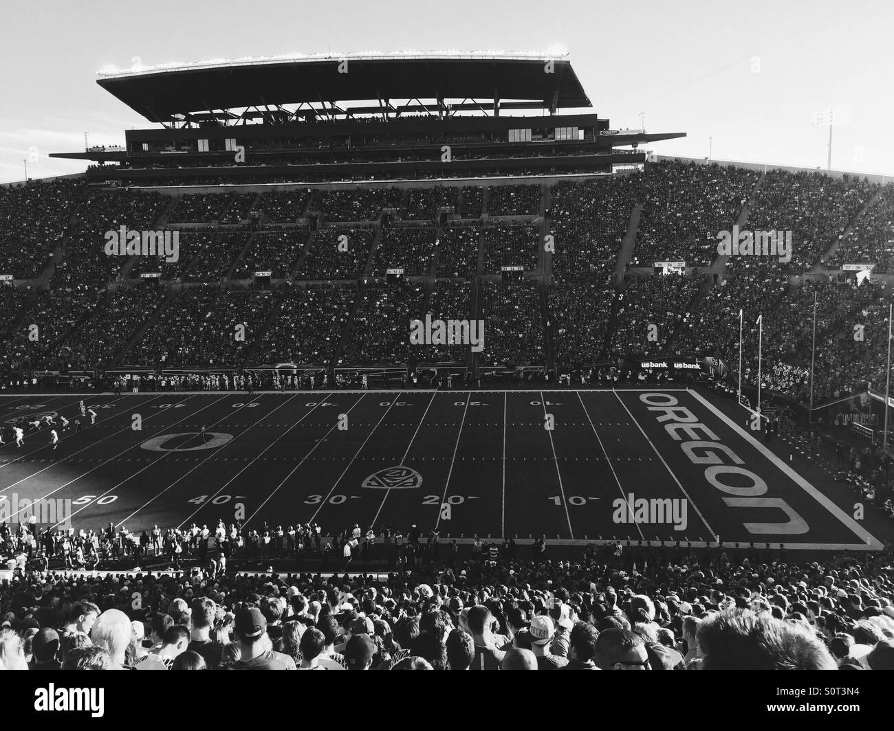 Oregon-Fußball Stockfoto