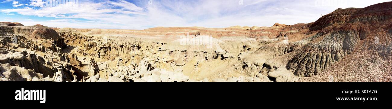 Panorama des Fantasy Canyon von Osten zentrale Utah, USA. Stockfoto