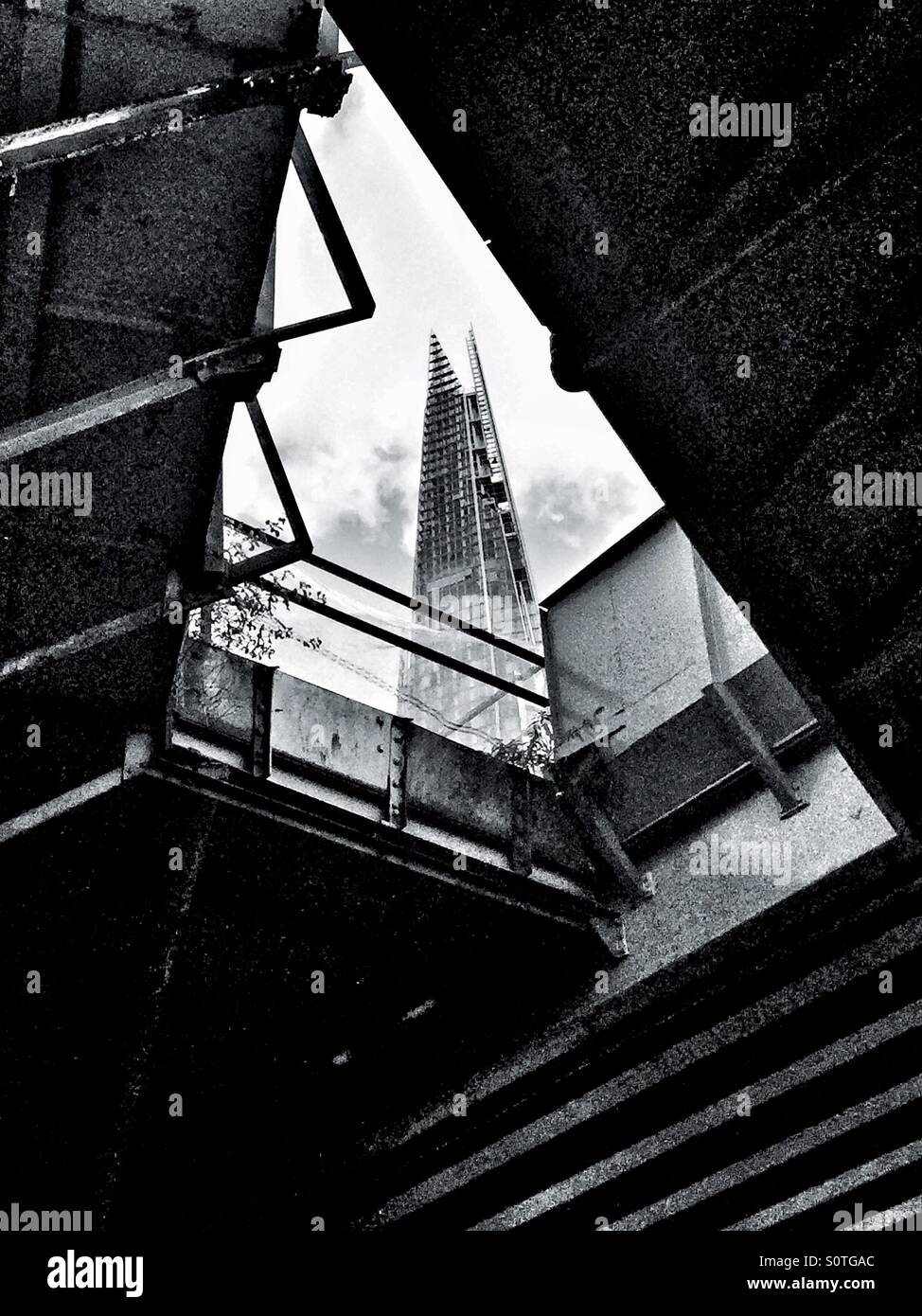 Die Scherbe von Balg Brücken im Borough Market gesehen. London, Vereinigtes Königreich Stockfoto