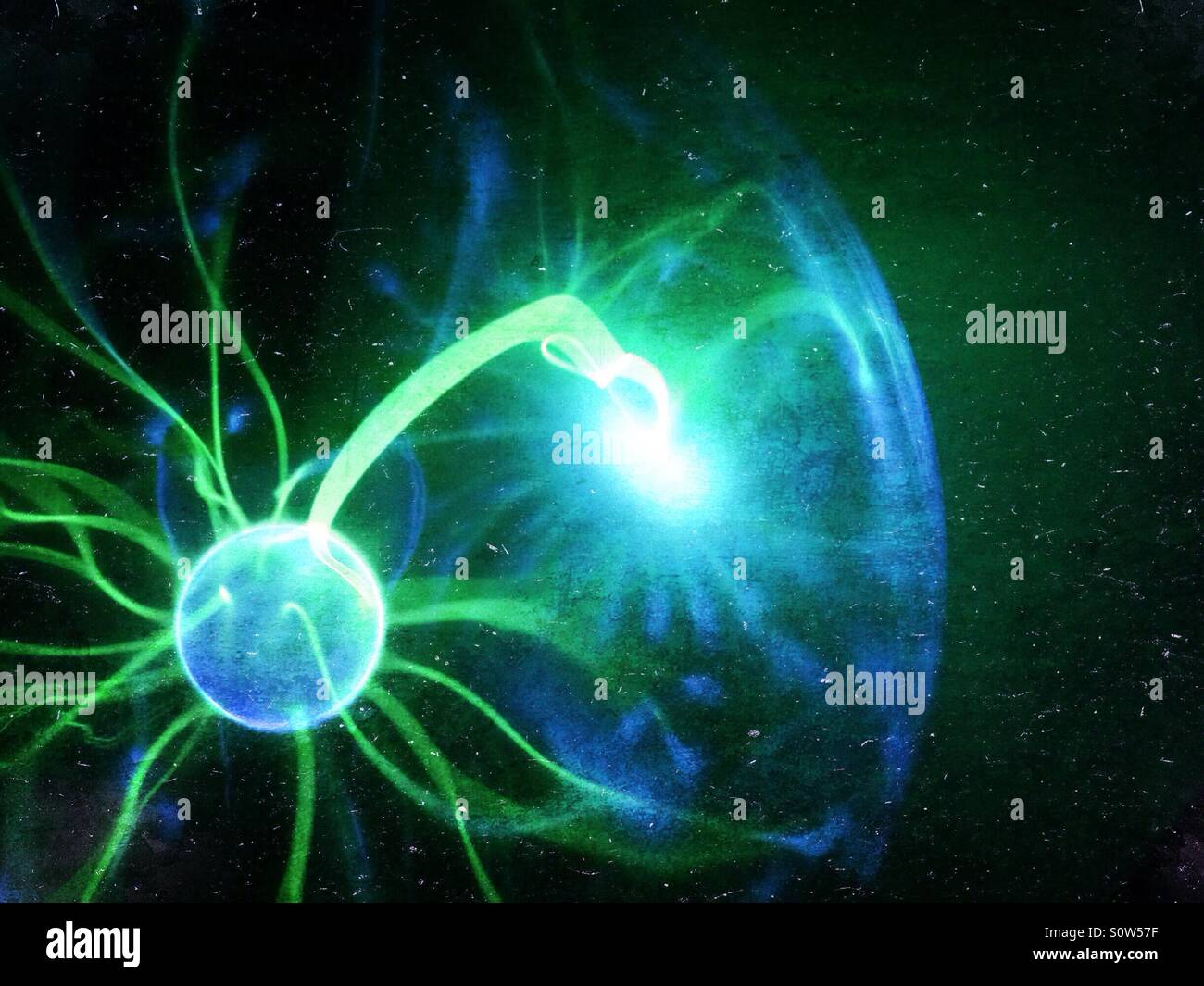 Plasma-ball Stockfoto