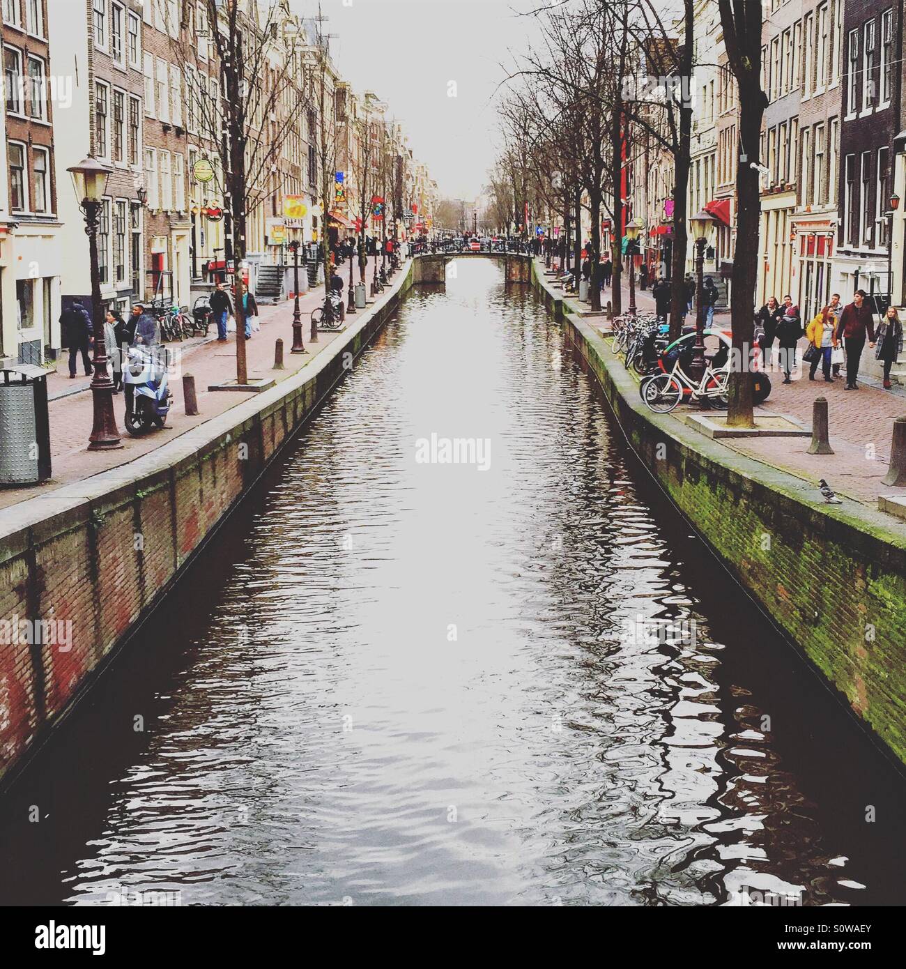Amsterdam Canal Stockfoto