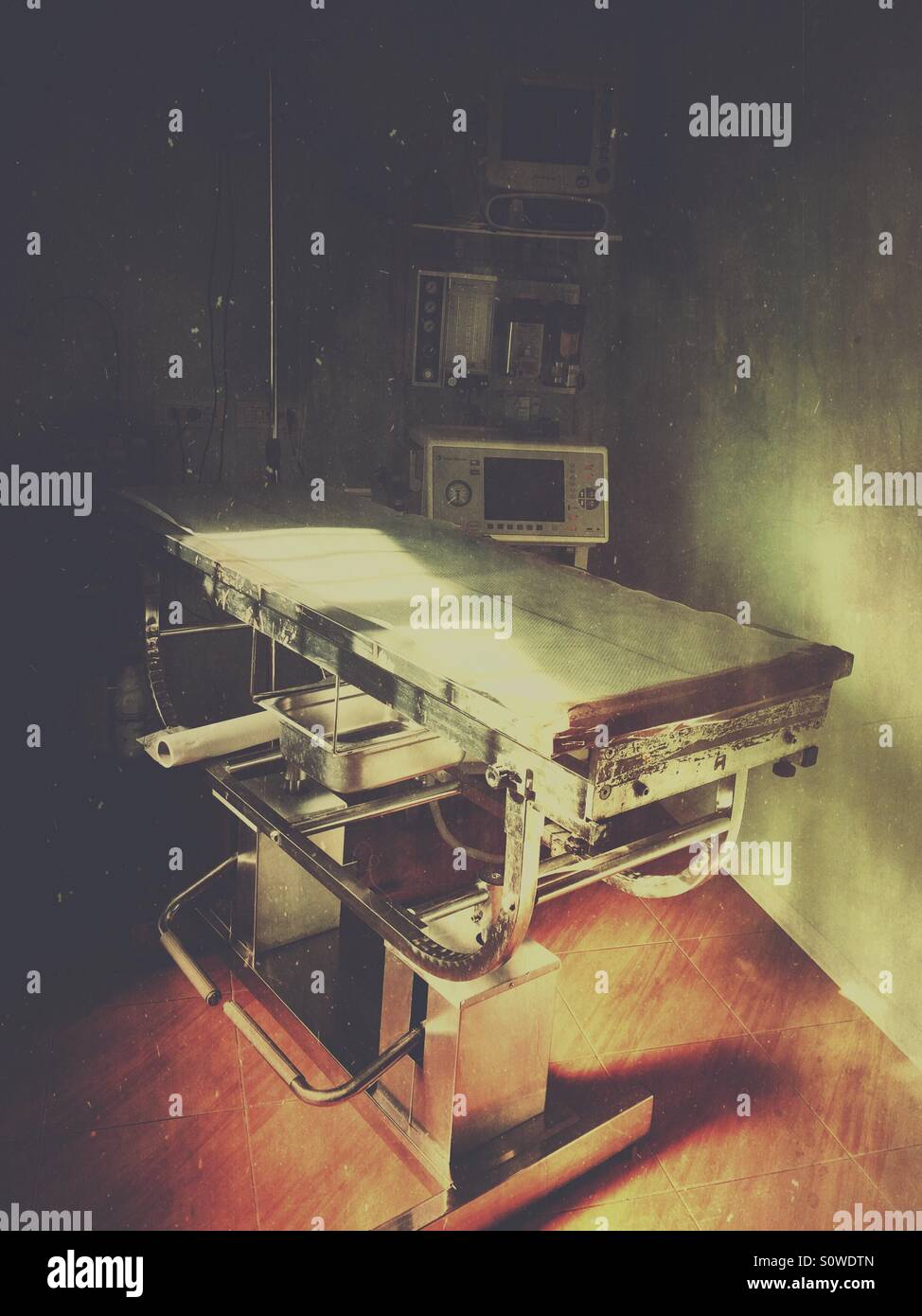 Operateurs Zimmer - Smartphone-aufgenommenes Stockfoto