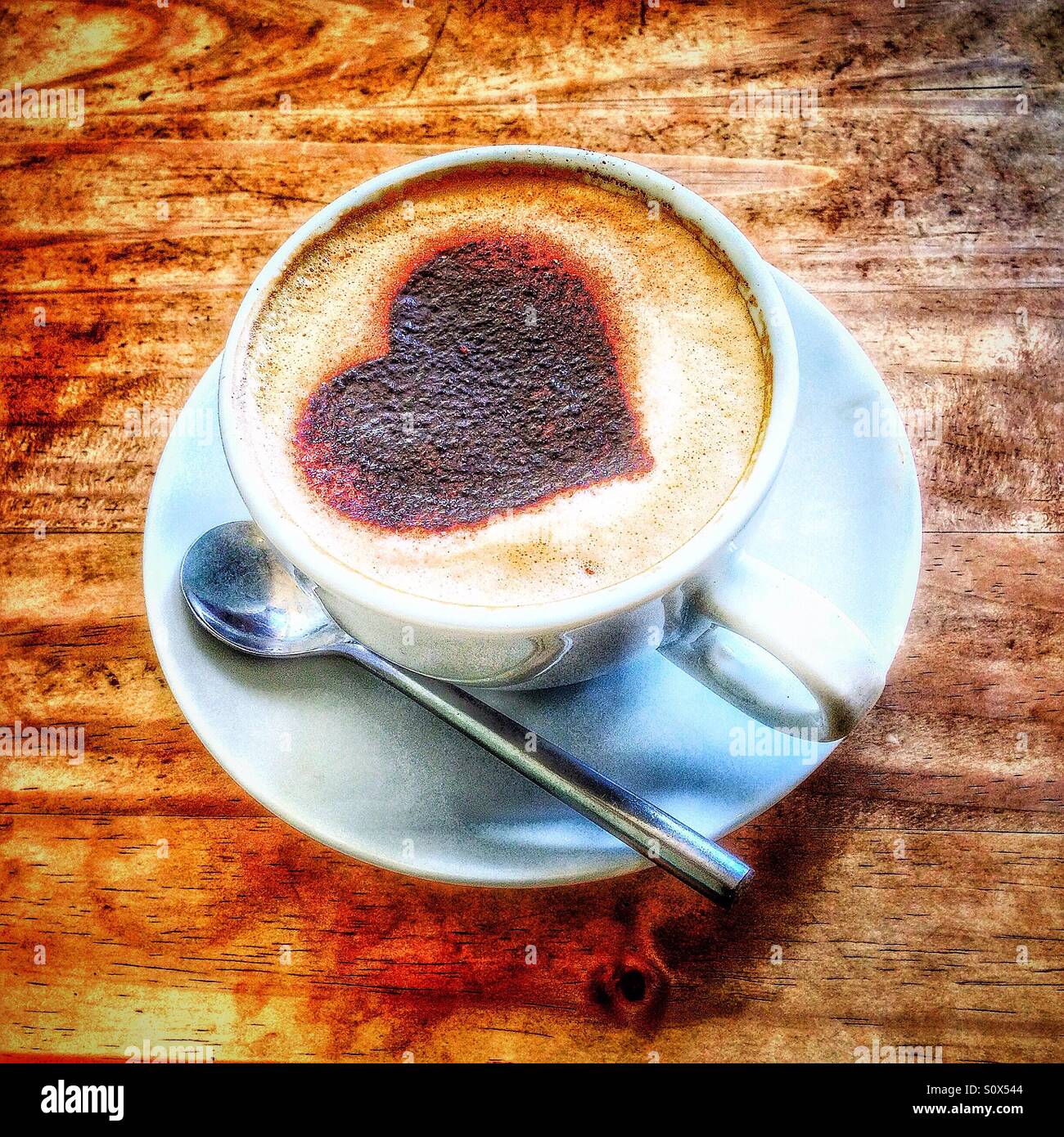 Kaffeetasse Herz Stockfotos Und Bilder Kaufen Alamy